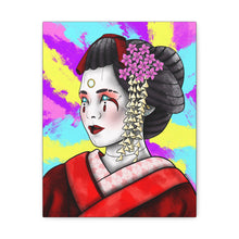 Load image into Gallery viewer, Cyber Geisha Canvas Wrap