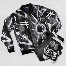 Load image into Gallery viewer, Grey Thrasher Bomber Jacket