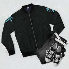 Load image into Gallery viewer, Blue Spirit Oni Bomber Jacket