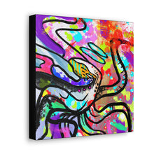 Load image into Gallery viewer, Abstract Octopus Canvas Wrap 10 x 10"