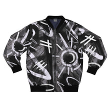 Load image into Gallery viewer, Grey Thrasher Bomber Jacket