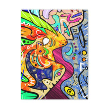 Load image into Gallery viewer, Inter-dimensional Frog Fish Canvas Wrap 18 x 24”