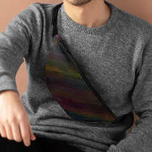 Load image into Gallery viewer, Rainbow Wave Waist Bag