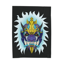 Load image into Gallery viewer, Blue Spirit Oni Plush Blanket

