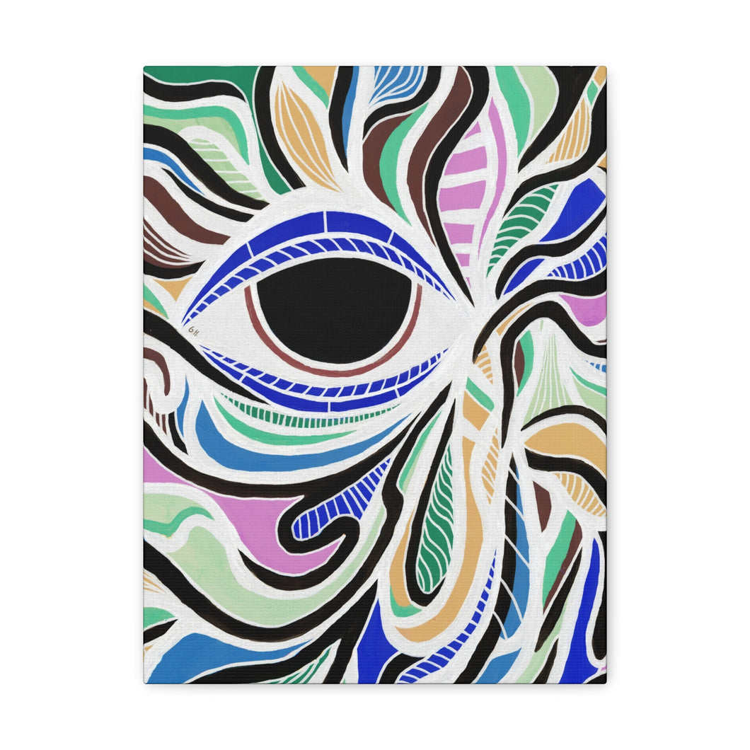 Invert Ethereal Eye Canvas Wrap