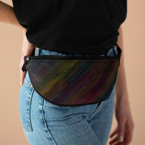 Rainbow Wave Waist Bag